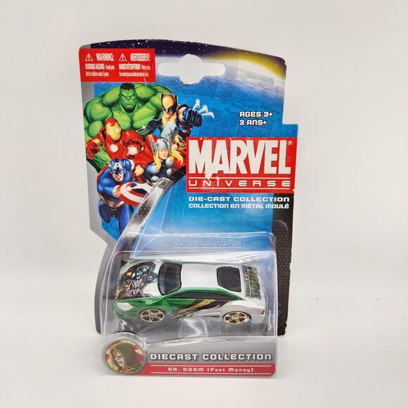 Marvel Universe Cars, Iron Man, Silver Surfer, Red Skull, Dr Doom, Blade 5pc Set - Picture 5 of 6